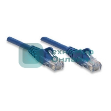 Коммутационный шнур ExeGate EX258667RUS Патч-корд UTP кат. 5e, 0.3м ExeGate синий