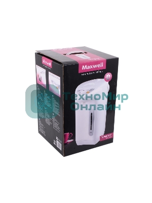 Термопот Maxwell MW-1754 (W) 800 Вт,макс.3,3 л,автомат.и ручная подача воды (3 режима)