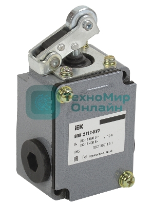 Выключатель концевой IEK ВПК-2112-БУ2 рычаг с роликом IP65
