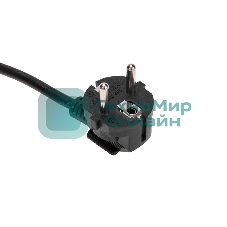 Удлинитель STANDARD 5 гнезд, 3м, 3х1,0мм², с/з, с выключателем, черный REXANT