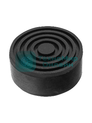 Резиновая опора для подкатного домкрата Matrix универсальная, с увеличенной высотой, Россия