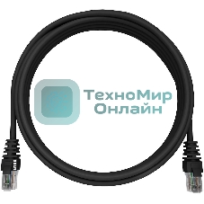 Патч-корд NTSS NTSS-PC-UTP-RJ45-5e-10.0-LSZH-BL NTSS-PC-UTP-RJ45-5E-10.0-LSZH UTP RJ-45 вил.-вилка RJ-45 cat.5e 10м черный LSZH (уп.:1шт) 26AWG