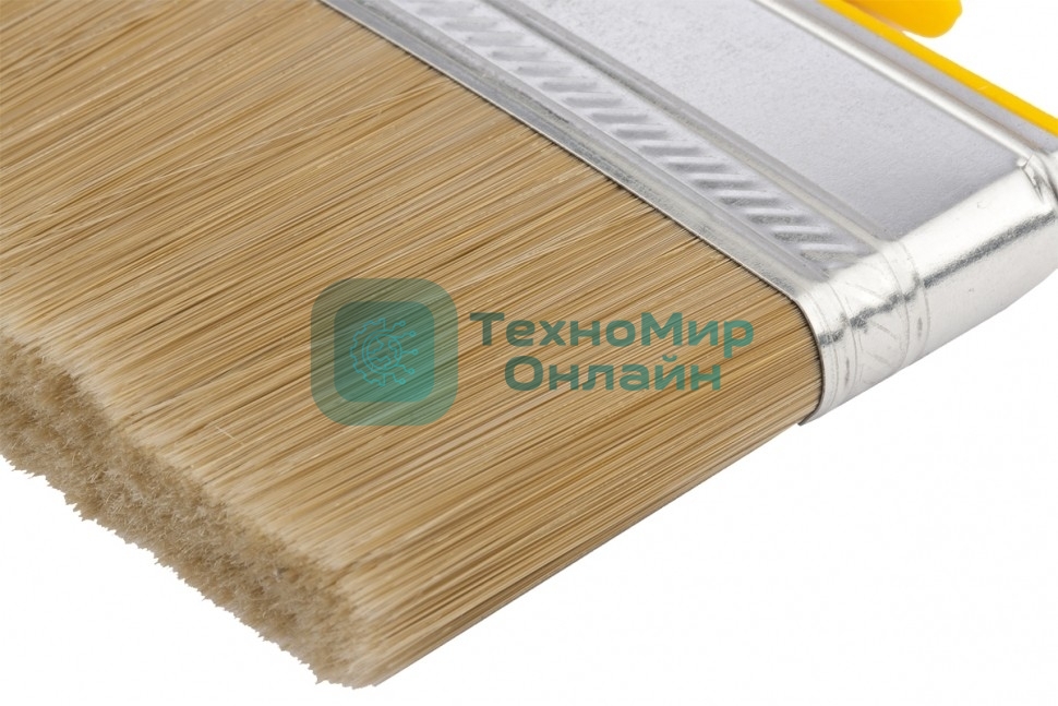 Кисть флейцевая для лаков, 35х10 мм, искусственная щетина, пластиковая рукоятка Matrix