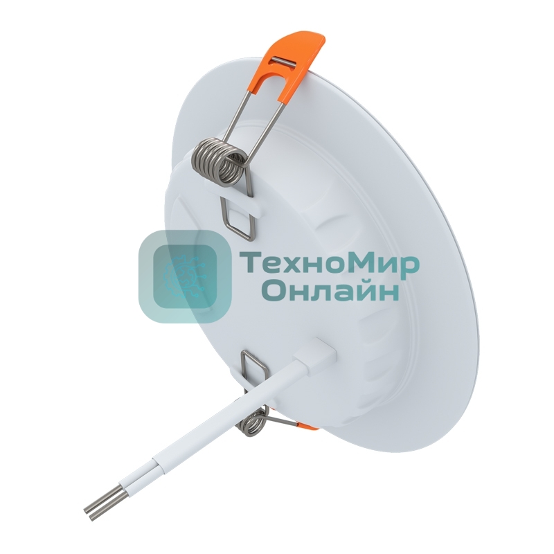 Панель светодиодная встраиваемая круглая 6Вт 230В 6500К 420Лм 95мм белая IP20 LAMPER