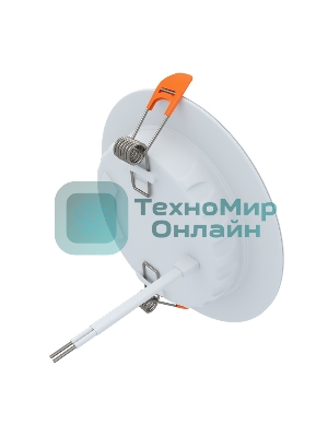 Панель светодиодная встраиваемая круглая 6Вт 230В 6500К 420Лм 95мм белая IP20 LAMPER