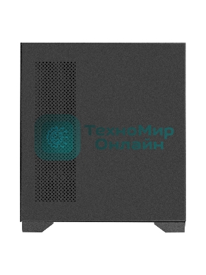 Компьютерный корпус Minitower ExeGate i3 SEA LE (mATX, без БП, 1хUSB+1хUSB 3.0, HD аудио, черный, передняя и боковая панели - закаленное стекло)