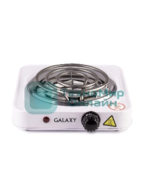 Плита настольная электрическая Galaxy Line GL 3003, белый, электрическая, 1000 Вт