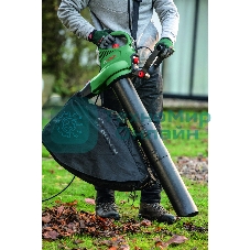 Воздуходувка-пылесос Bosch UniversalGardenTidy 3000 3000Вт пит.:от сети зеленый/черный