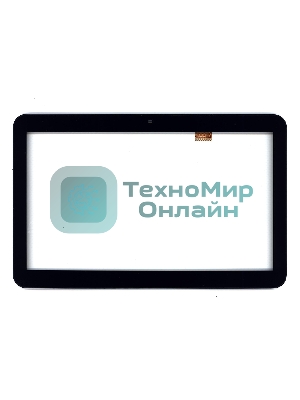 Сенсорное стекло (тачскрин) для Irbis TZ144. черное с рамкой