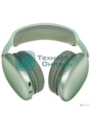 Беспроводные/проводные наушники Hoco W35 Air зеленый, полноразмерные, Bluetooth + проводной, до 45 ч.