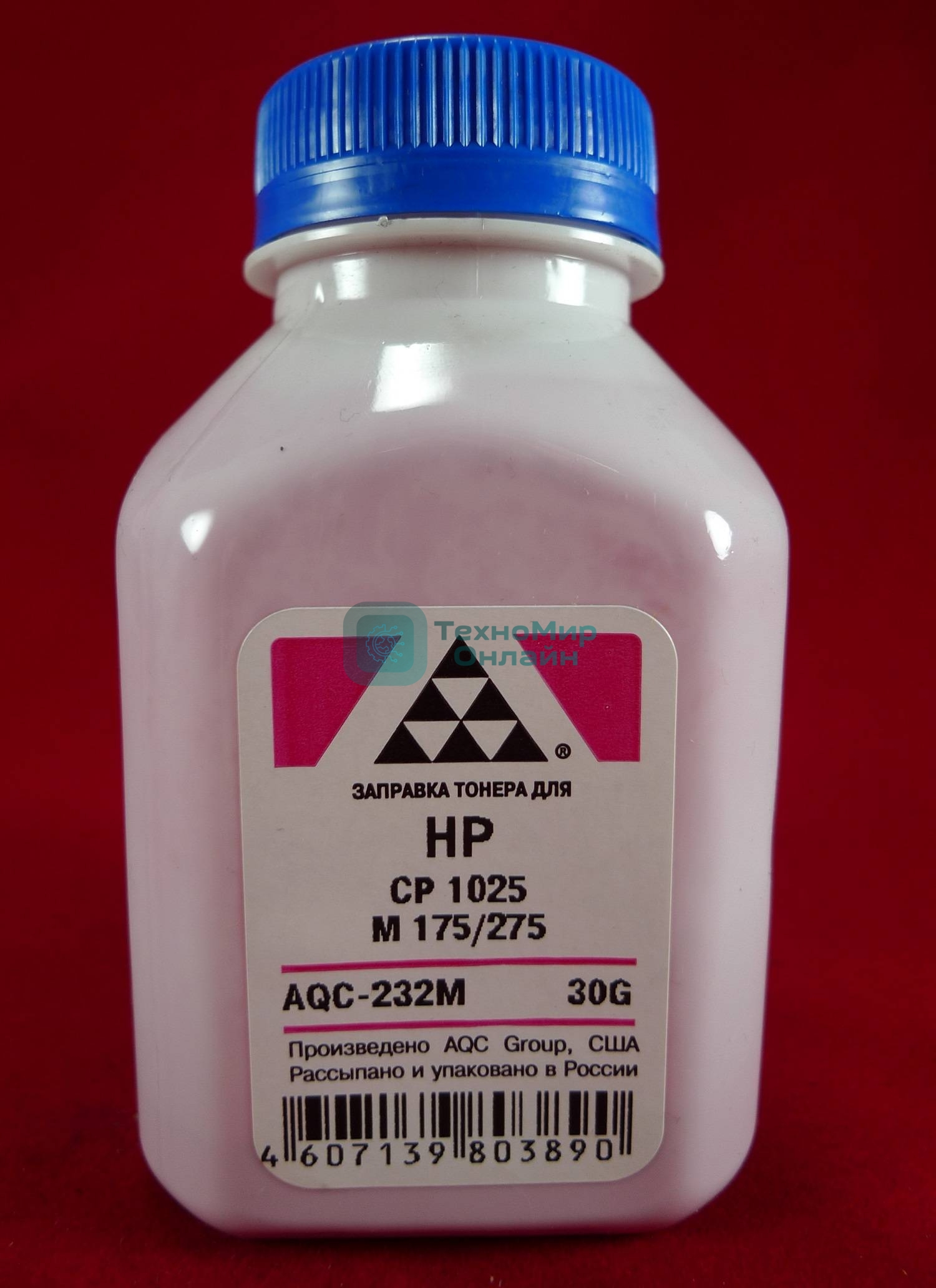 Тонер HP CP 1025/M 175/275 Magenta, (фл.30г.) AQC фас. Россия