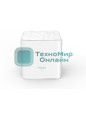 Двухдиапазонная Wi-Fi Mesh система Tenda nova MW3 (3 роутера) АС1200, 2 порта fast ethernet RJ45