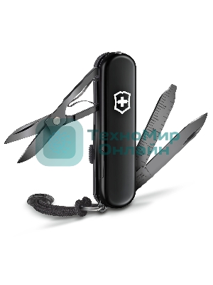 Нож перочинный Victorinox Signature Lite Onyx Black (0.6226.31P) 58мм 8 функций черный подар.коробка