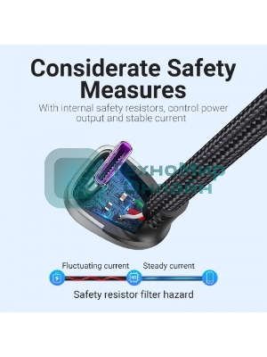 Кабель Vention USB 2.0 CM/AM 5A - 2м. U-образный