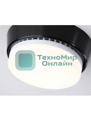 Светильник накладной G10189 BK черный GX53 max 12W D90*20