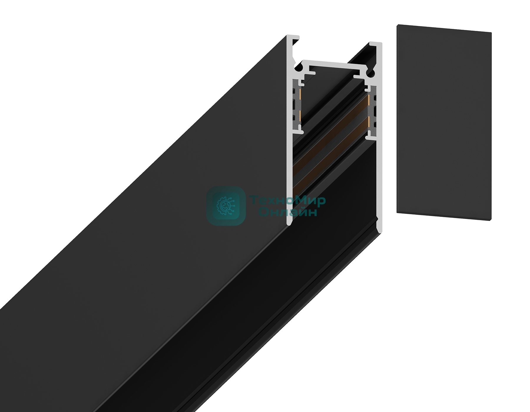 GL3606 BK черный заглушка для накладного магнитного шинопровода Magnetic 48V (2шт)