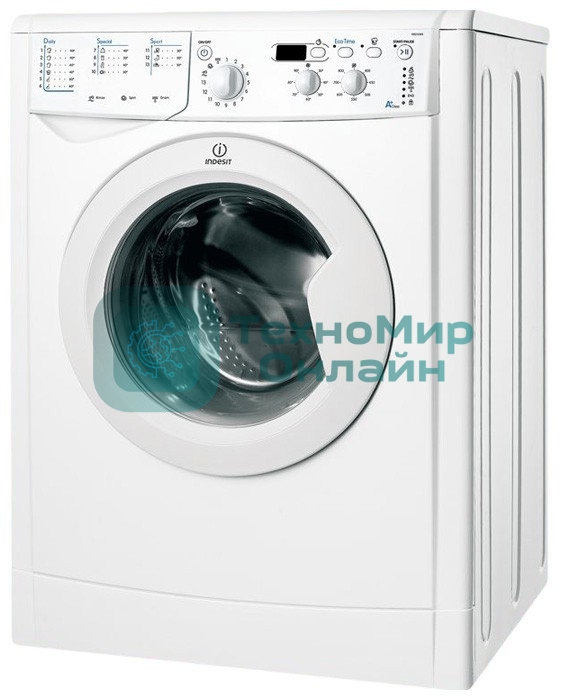 Стиральная машина Indesit IWUD 4105 белый, загрузка фронтальная 4 кг, 1000 об/мин., класс: А