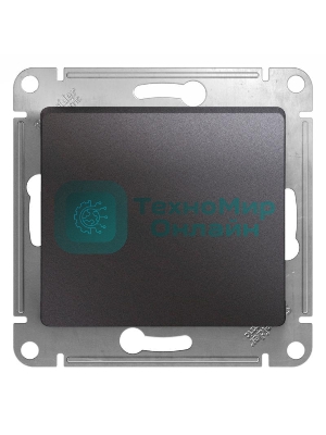 Механизм выключателя 1-кл. СП Glossa сх. 1 10А IP20 10AX графит SchE GSL001311