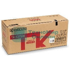 Картридж лазерный Kyocera TK-5270M (1T02TVBNL0) пурпурный для M6230cidn/M6630cidn/P6230cdn 6000 стр