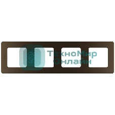 Рамка 4 поста бронза Inspiria