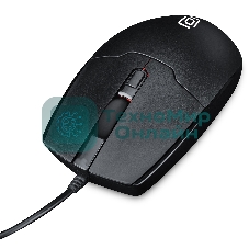 Мышь проводная Oklick 147M черный, 1600 dpi, PS/2, кнопки - 3
