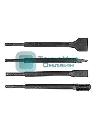 Набор буров Matrix по бетону, 6-8-10х160, 8-10-12х210, 10-12-14х260 мм, зубила 4шт., в боксе