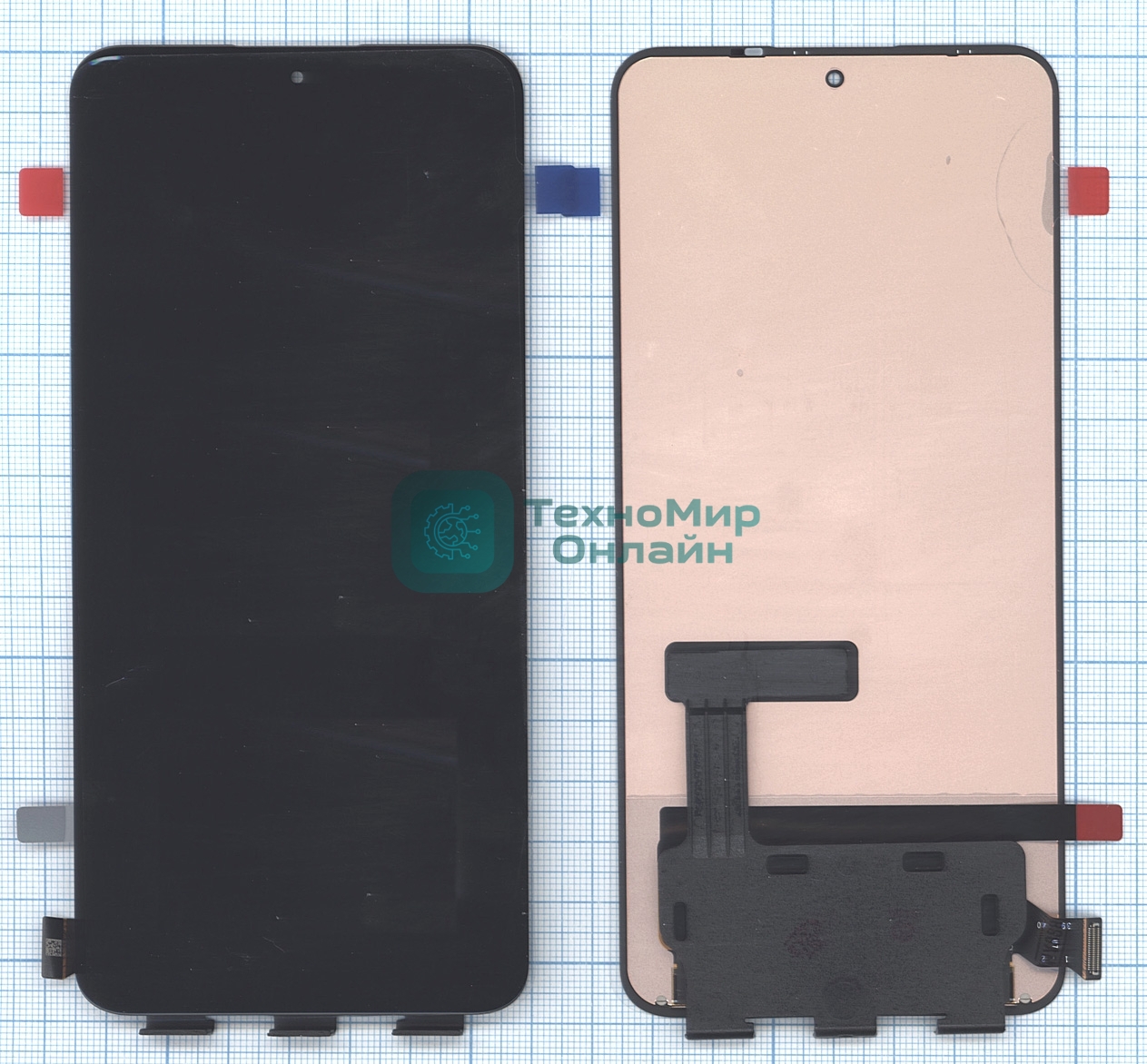 Дисплей для Xiaomi 13T Pro в сборе с тачскрином черный orig