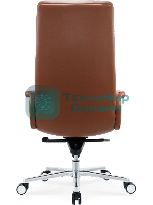 Кресло руководителя Cactus CS-LBR-CARACAS кожа крестов. алюминий