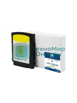 Картридж струйный NVPrint 11 (NV-C4838A) Yellow для HP BIJ 1000/1100/1200/2200 (28мл) совместимый