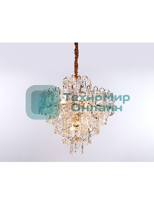 Светильник Ambrella light TR5233/12 SGD/CL/FR золото/прозрачный/белый матовый E27*12 max 40W D600*610