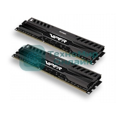 Оперативная память Patriot Viper 3, DDR3, 16GB (2x8 GB), 1600 MHz, CL9, DIMM, радиатор, черный