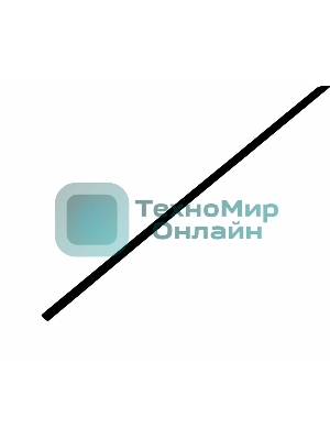 Трубка термоусадочная Rexant 3.0/1.5 1м черный