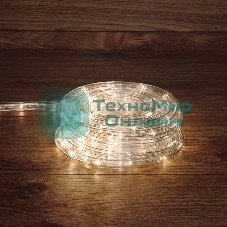 Дюралайт Neon-night LED фиксинг (2W), 24 LED/м, теплый белый, 10 м