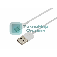 Кабель USB Rexant для iPhone 5/6/7 моделей шнур 1 м белый