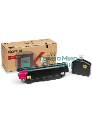 Картридж лазерный Kyocera TK-5270M (1T02TVBNL0) пурпурный для M6230cidn/M6630cidn/P6230cdn 6000 стр