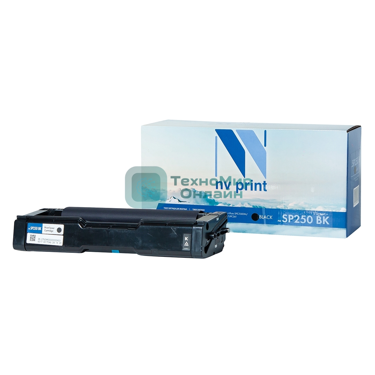 Картридж NVPrint совместимый NV-SP250 черный для Ricoh Aficio SPC250DN/SPC260/SPC261 (2000k)