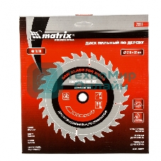 Диск Matrix Пильный по дереву, 216x32мм, 48 зубьев + кольцо 30/32 Professional