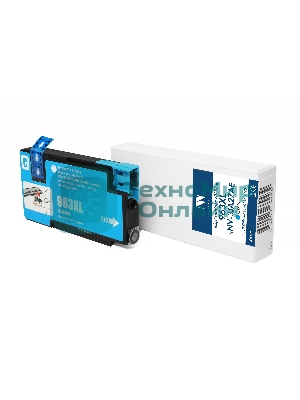 Картридж струйный NVPrint 963XL (NV-3JA27AE) Cyan для HP OfficeJetPro 9010/9020 (50 мл)совместимый