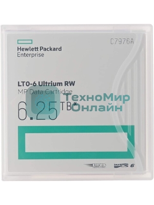 Картридж Hewlett-Packard LTO-6 Ultrium 6.25Tb (C7976A)
