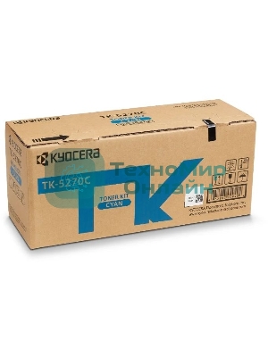 Картридж лазерный Kyocera TK-5270C (1T02TVCNL0) голубой для M6230cidn/M6630cidn/P6230cdn 6000 стр