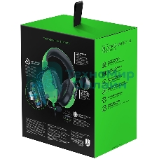 Гарнитура Razer Blackshark V2 X зеленый, проводная, 3.5 мм