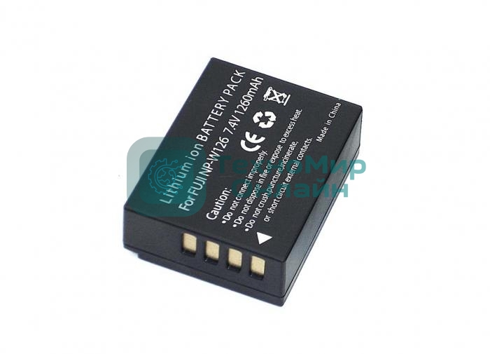 Аккумуляторная батарея для фотоаппарата FujiFilm FinePix HS30 7,2V 1600mAh