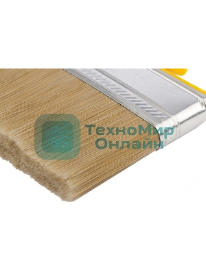 Кисть флейцевая Matrix для лаков, 100х12 мм, искусственная щетина, пластиковая рукоятка