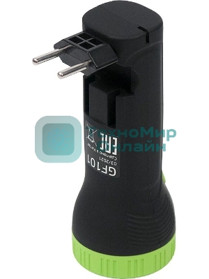 Фонарь ручной модель Gauss GFL101 1W 50lm lead acid 250mAh LED 1/10/120