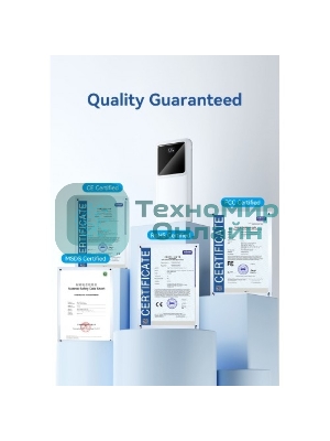 Портативный аккумулятор Vention 10000mAh(M/C-A/A)22.5W белый с LED Дисплеем