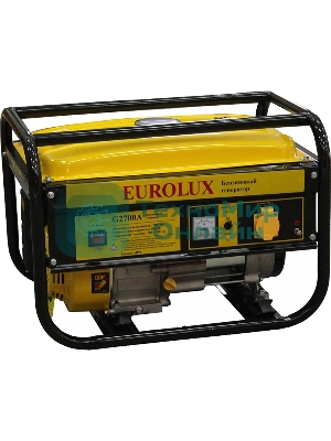 Электрогенератор бензиновый Eurolux G2700A, 2.2 кВт, 76 дБ, 35 кг