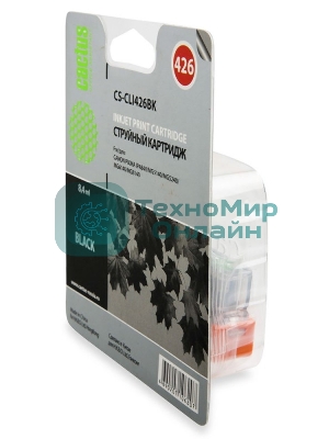 Картридж струйный Cactus CS-CLI426BK черный (8,4 мл.) для Canon MG5140/5240/6140/8140/MX884