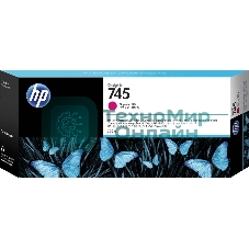 Картридж HP 745 300мл пурпурный Ink Cartridge