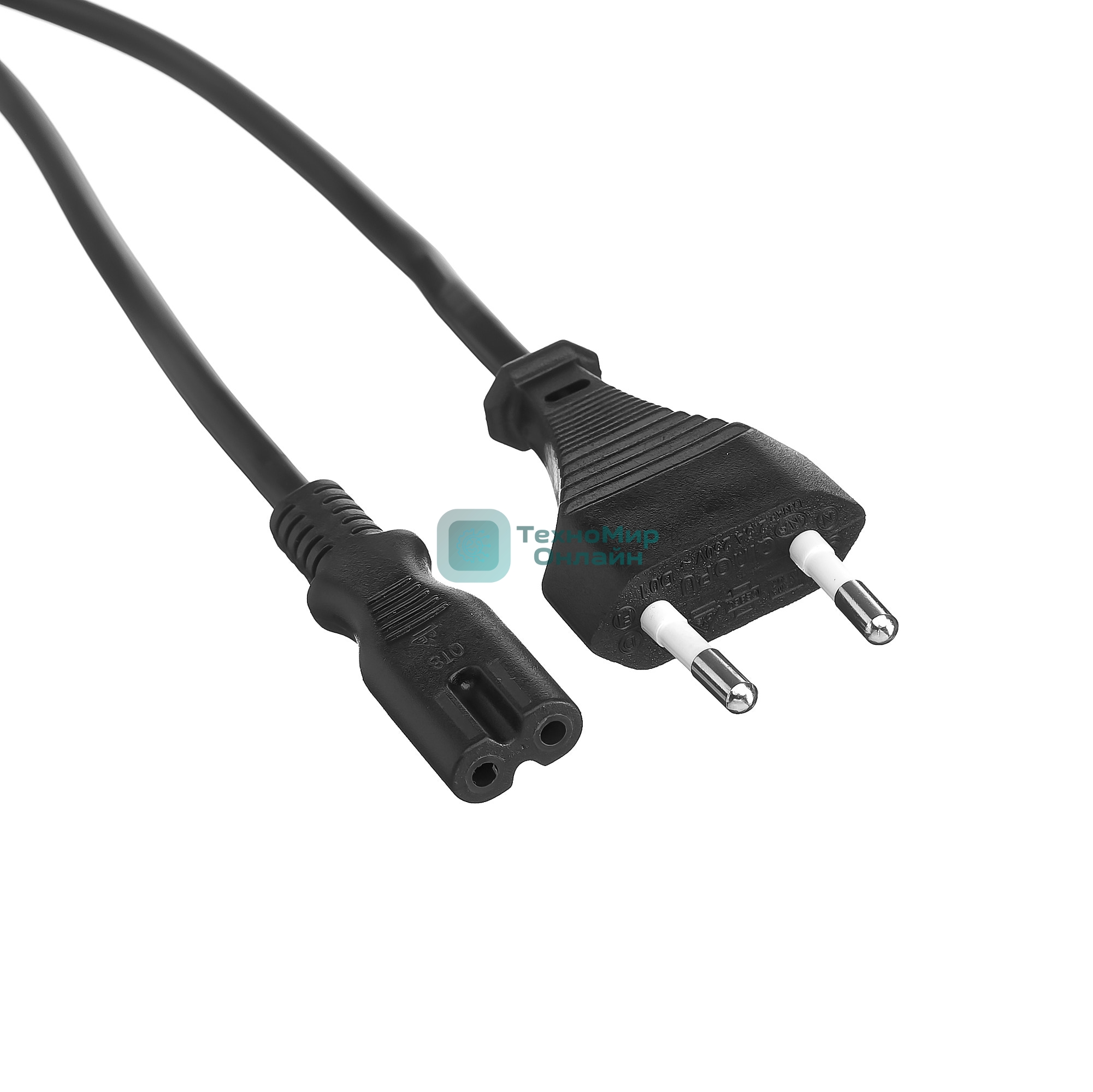 Кабель питания ExeGate ES281004RUS ноутбуков, аудио/видео ExeGate Special PCN-0,5S (CEE7/16->С7) 2x0.5, CCA, 0.5м