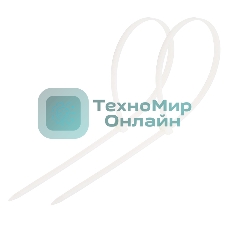 Хомут-стяжка кабельная нейлоновая Rexant 350 x4,8 мм, белая, упаковка 100 шт.